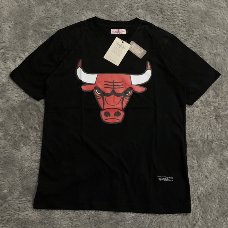 Kaos Tshirt NBA Jordan Bulls Mitchell &amp; Ness Fulltag &amp; Lebel