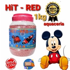 pelet ikan koi 1kg toples HIT RED 1250 gr