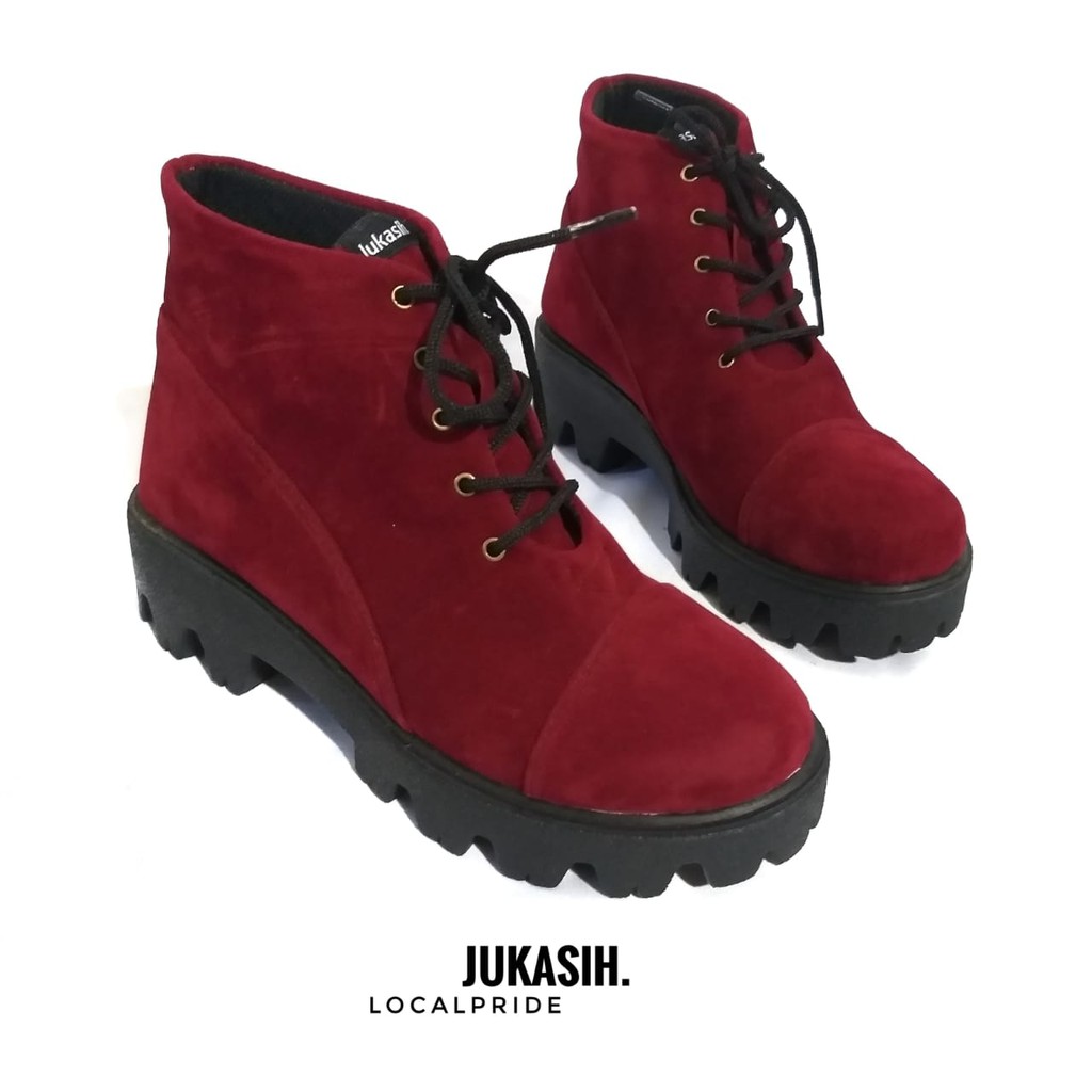 EL-014 sepatu boot wanita PDL