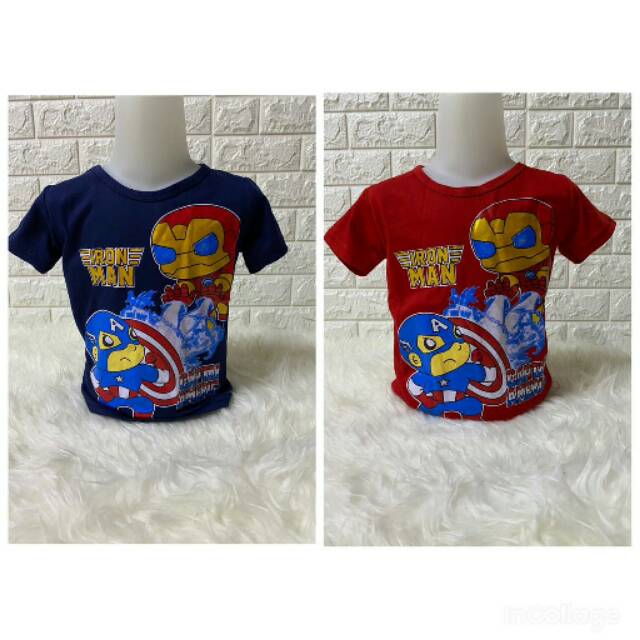 Kaos anak2 (IRON MAN) 1-9thn