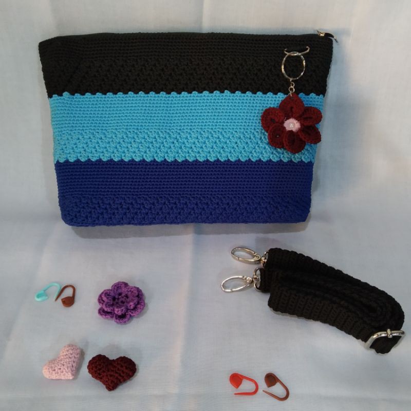 Handmade/Tas rajut handmade/Tas selempang rajut