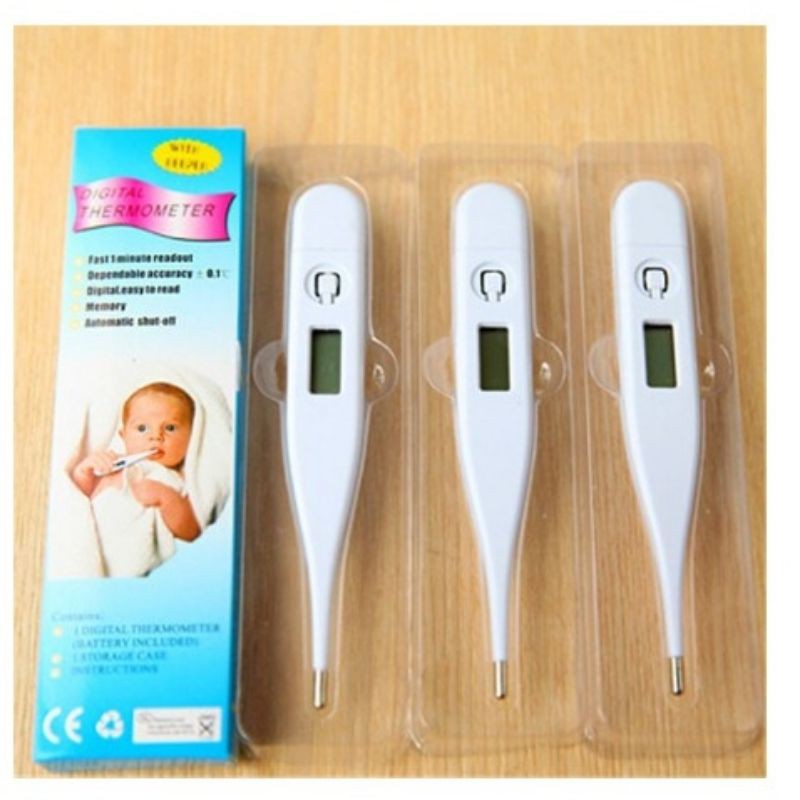 Thermometer Digital Alat Pengukur Suhu Badan Tubuh Bayi Baby Anak termometer mulut ukur ketiak anus