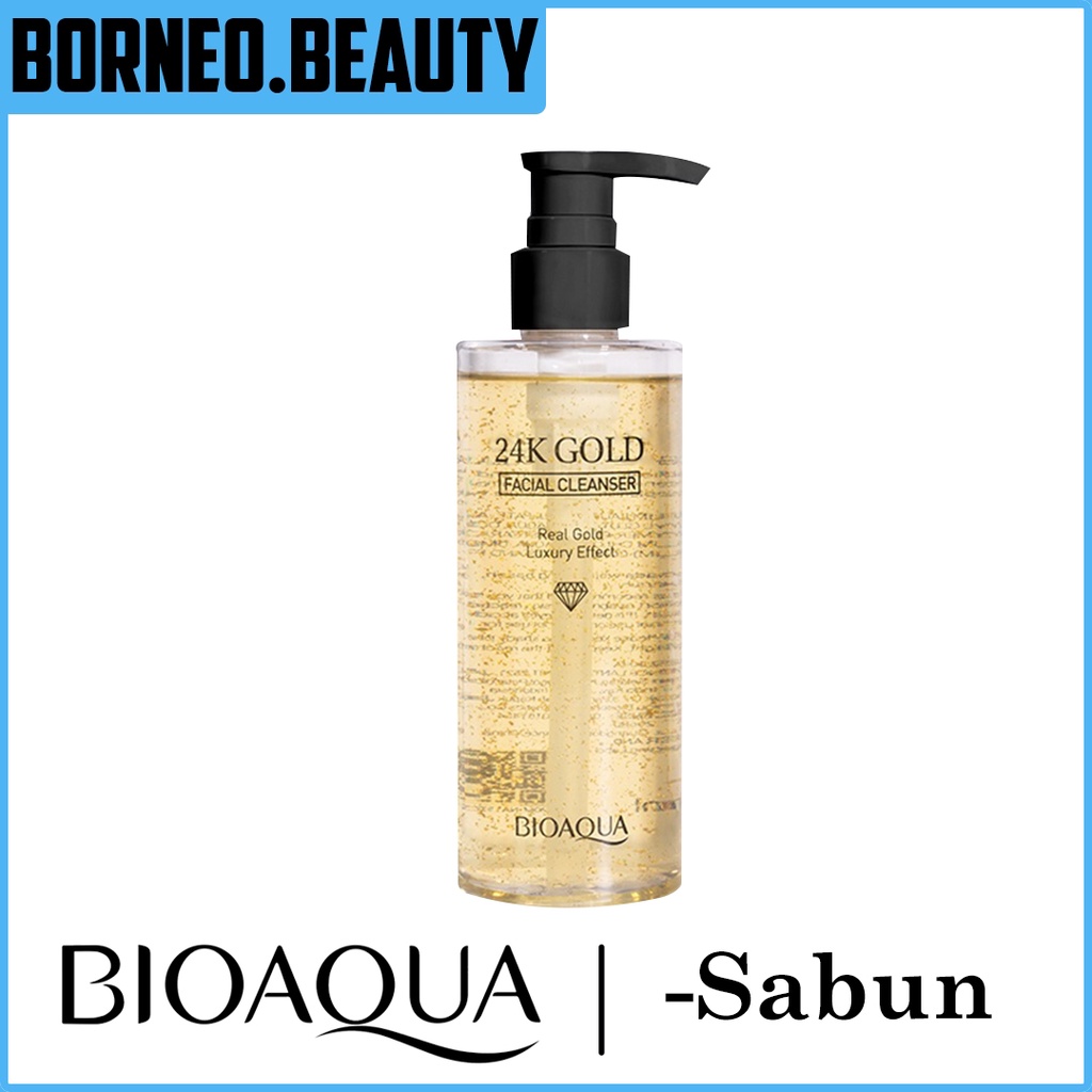 BIOAQUA face wash 24K Gold Facial Cleanser 200ml