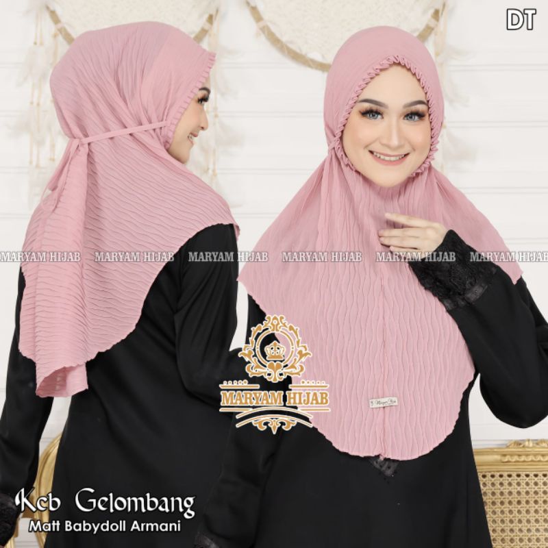 BERGO PLISKET KCB GELOMBANG /BERGO PLISKET / BERGO MARYAM PLISKET / JILBAB PLISKET BERGO / JILBAB PLISKET / BERGO LIPIT