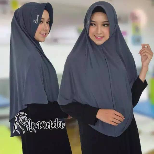 Hijab bordir amanda jumbo L (Marisa L)