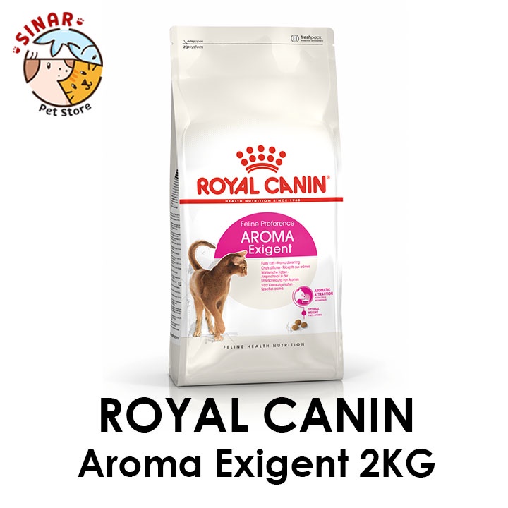 Royal Canin Aroma Exigent 2KG Aromatic Dry Cat Food Makanan Kucing Pakan Pelet Susah Makan