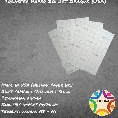 

Jual QVFFJ Transfer Paper 3G Jet Opaque A3 38 Model Terkini
