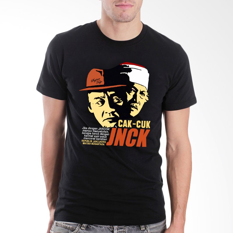 Kaos Cak - Cuk Sujiwo Tejo & Caknun Bahan COMBED 24S Tebal,nyaman & Menyerap Keringat