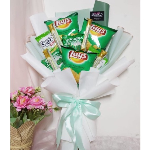 (FREE GREETING CARD) BUKET SNACK LAYS | BUKET JAJAN LAYS | BUKET MAKANAN RINGAN