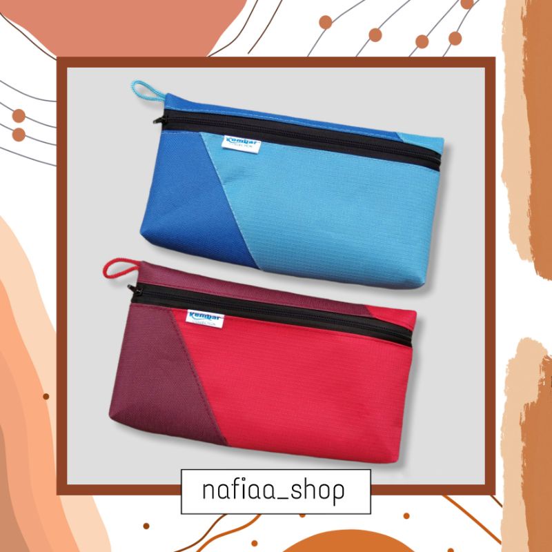 

[KC 04] tempat pensil dua warna pouch tempat pensil murah