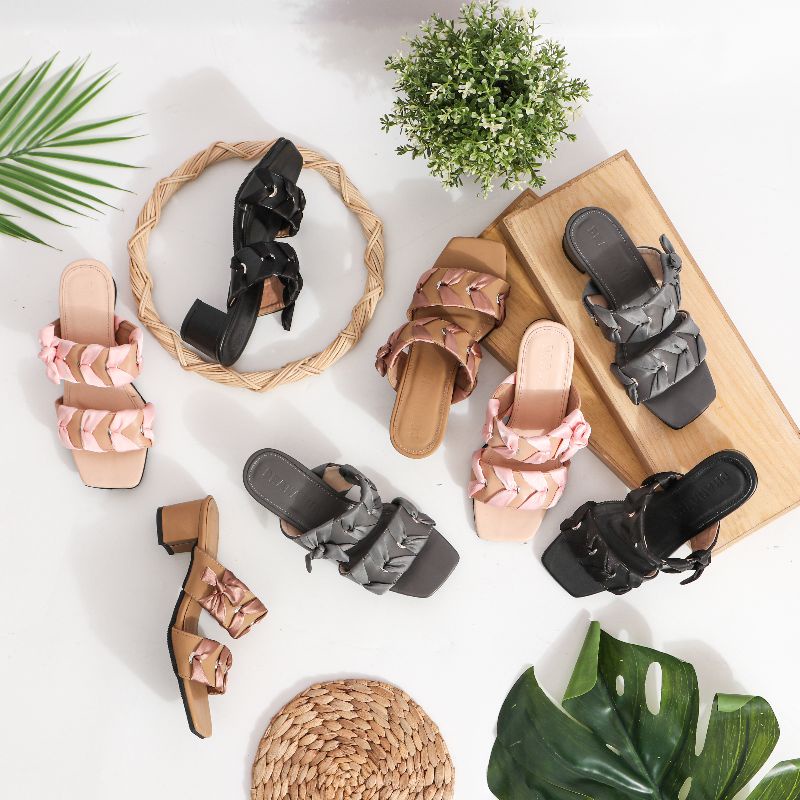 Sendal High Hils Wanita Pesta Sandal Heels Wanita Terbaru Kekinia Er704 Heels Wanita Hh02 Hitam Hi Z