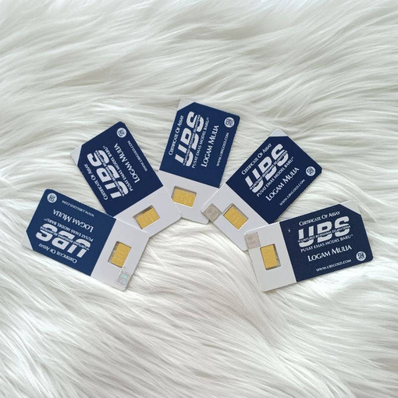 Logam Mulia, Emas 24k UBS 1 gram