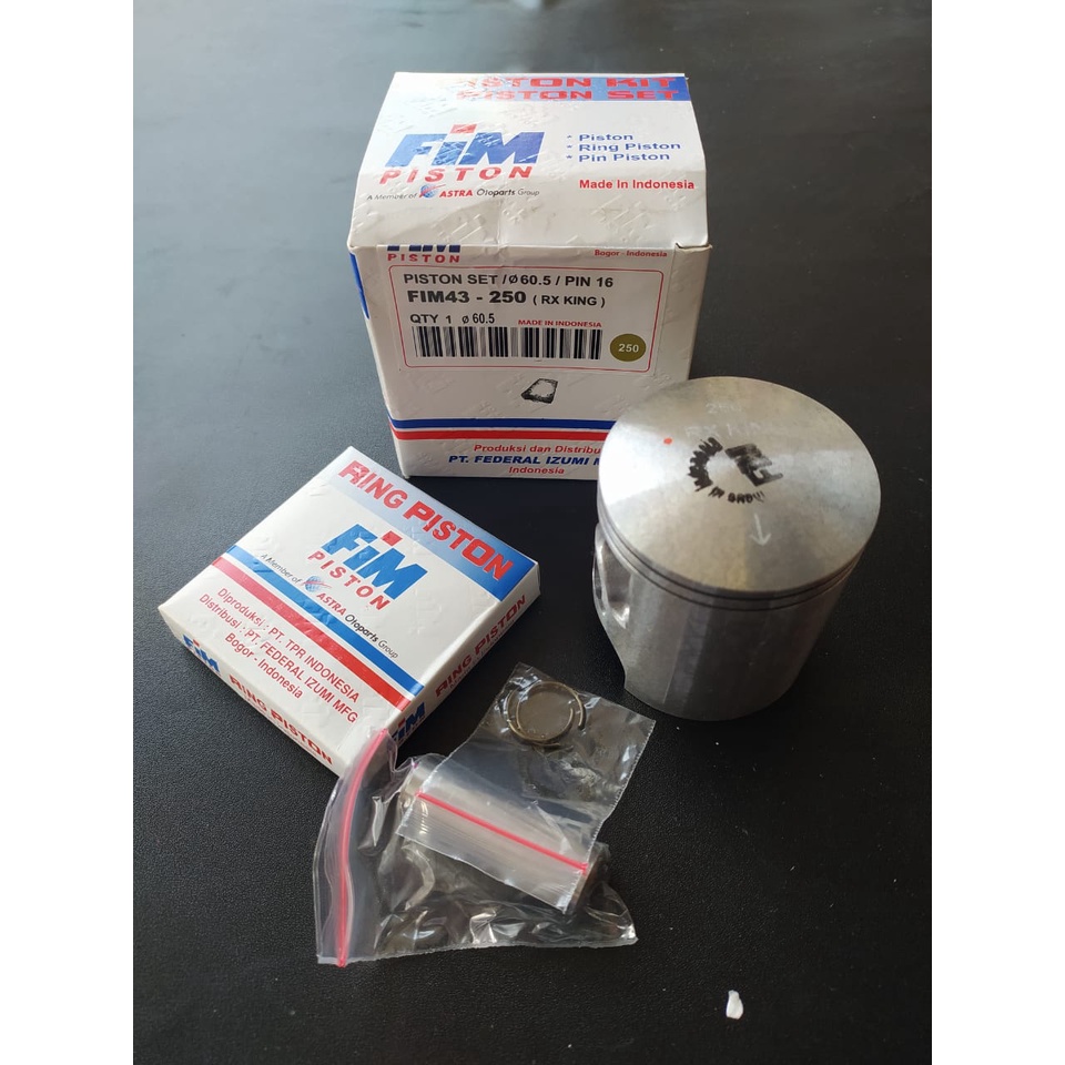Mdr Seher Piston Kit RX King RXK OS 250 Dim 60.5 Pen 16 FIM43 FIM