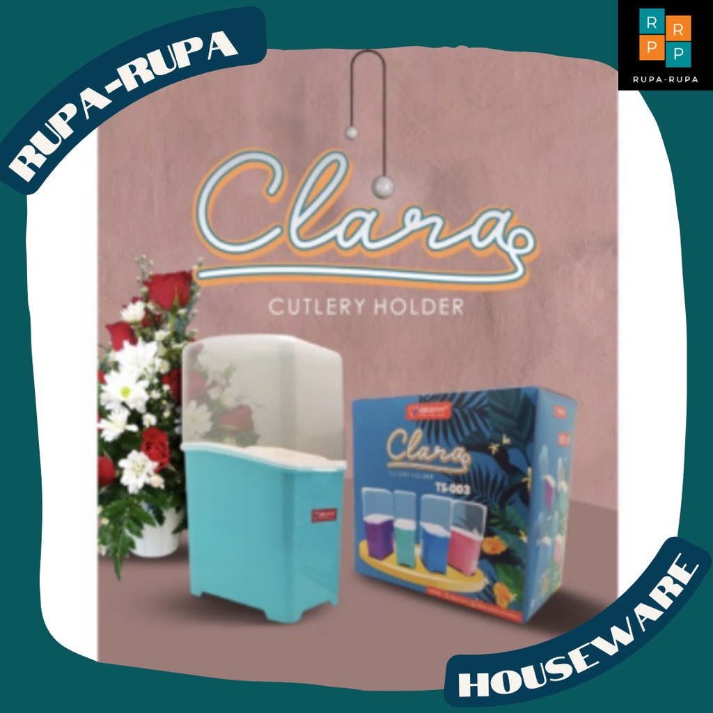 [GBU PLAST] Tempat Sendok Plastik Tutup Clara GBU Plast Cutlery Holder 1800 ml