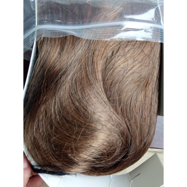 rambut palsu wig wanita 65 cm ikal sintetis