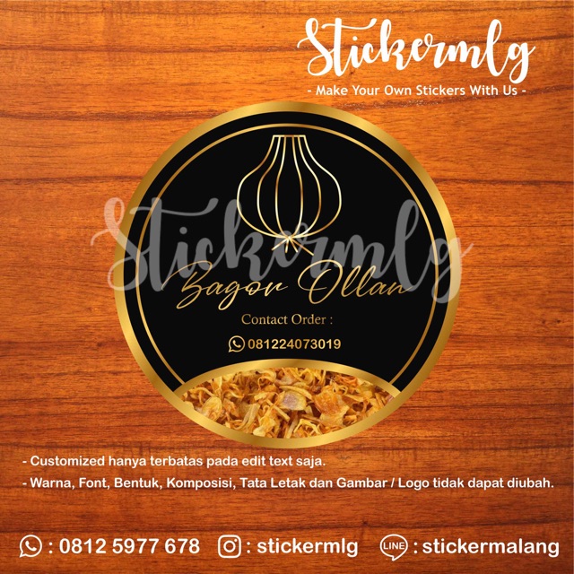 

Sticker Label Produk 0272