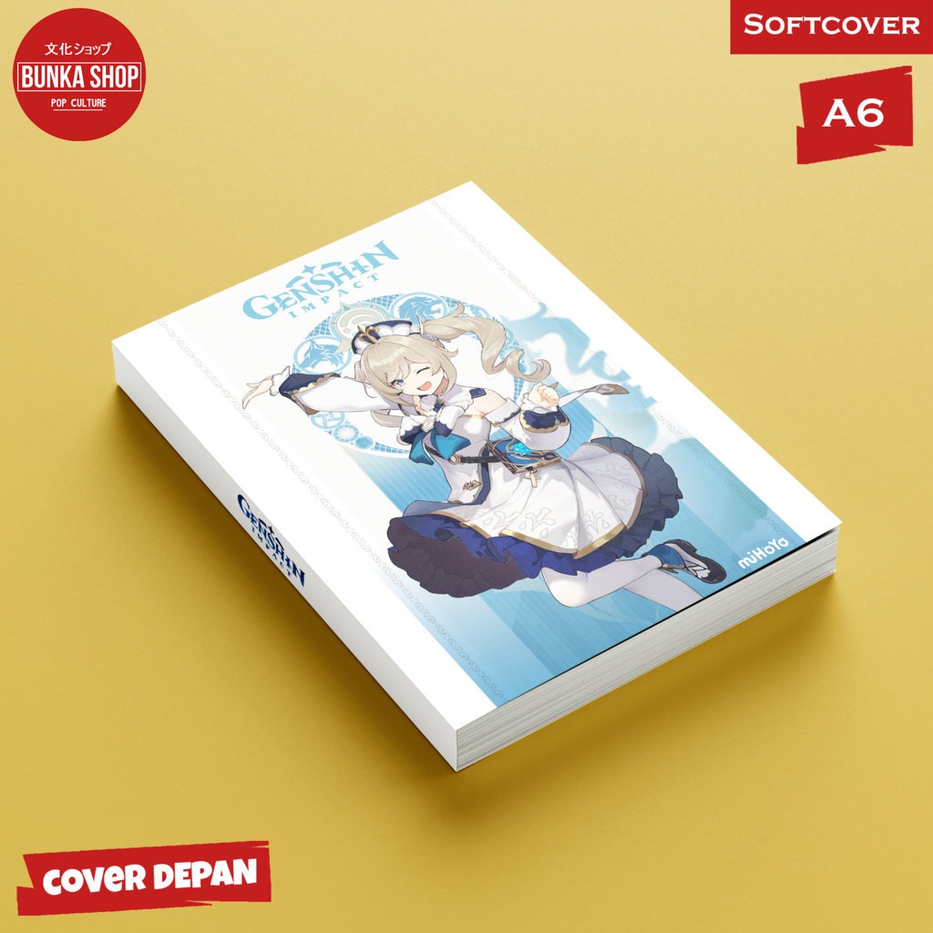 

Pocket Note Game Genshin Impact Barbara Softcover A6 Buku Tulis Catatan Notes Agenda Planner Jurnal