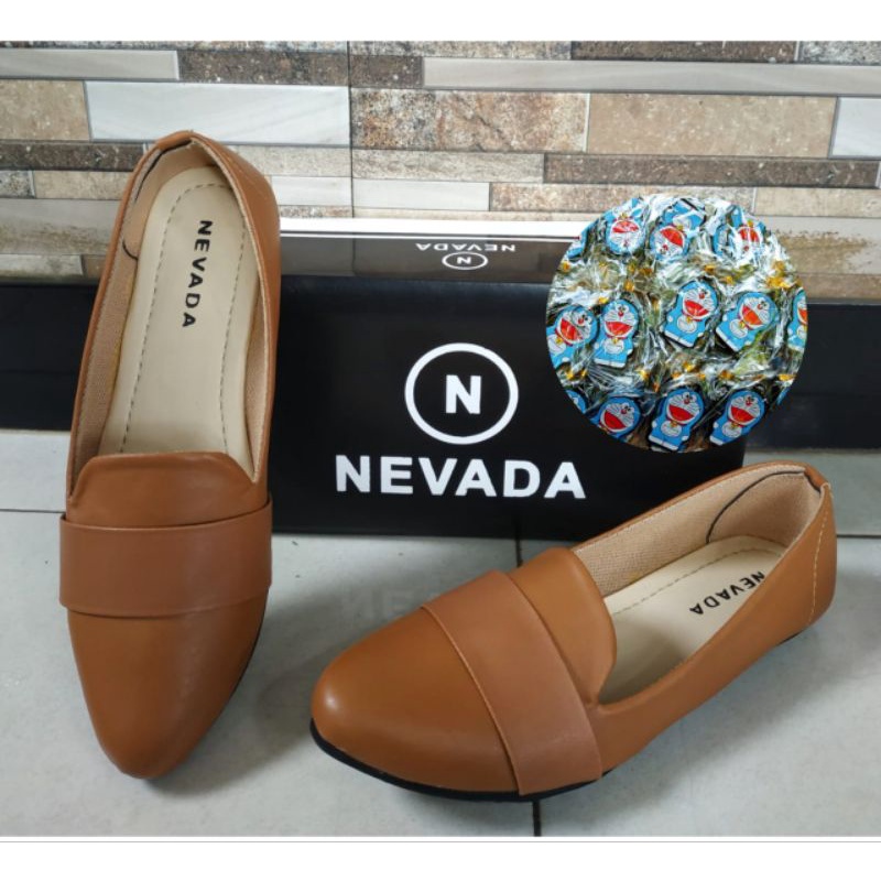 Sepatu Flat NEVADA | Sepatu kerja wanita flatshoes cewek casual Branded (F02)
