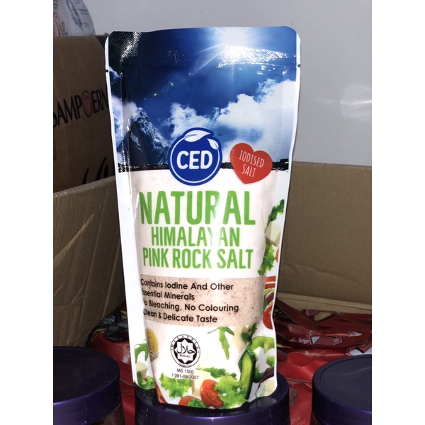 

CED Natural Himalayan Pink Rock Salt 500gr Malaysia