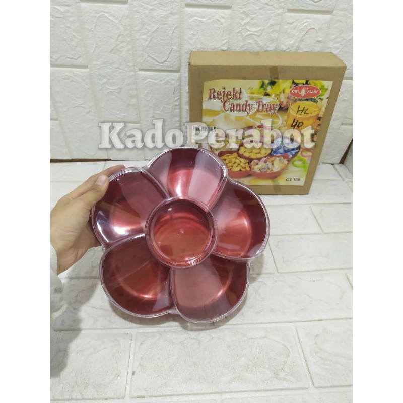 Candy tray CT 168 - tempat permen imlek - toples permen manisan imlek