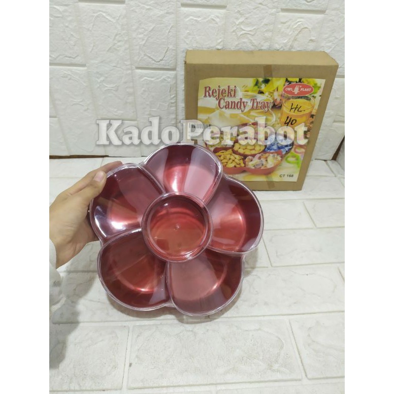 Candy tray CT 168 - tempat permen imlek - toples permen manisan imlek