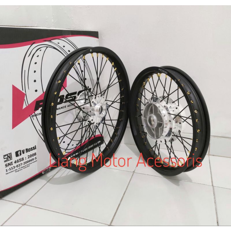 Sepaket Velg Trail Cross Ring 16 / 19 - 18 / 21 - Paketan Velg Mega Pro - Verza - Tiger - GL Series