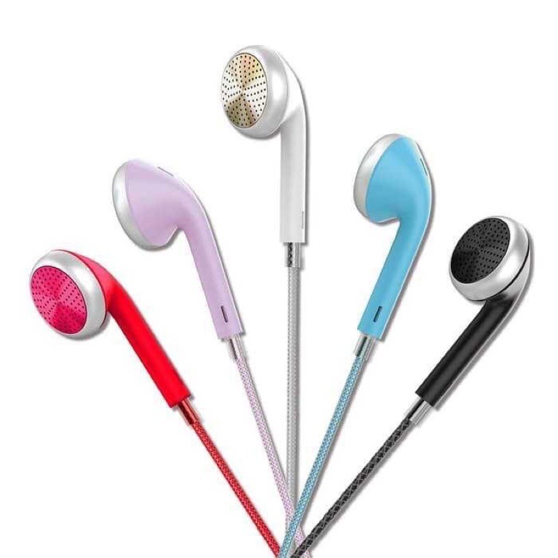 HANDSET EARPHONE HANSFREE HEADSET HF LOGON UNIVERSAL SOFT COLOR LO-HF510