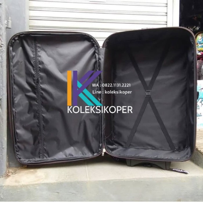 KOPER- TAS KOPER KANVAS POLO CLASSIC ORIGINAL RODA 2 UKURAN BESAR 28 INCH -KOPER.