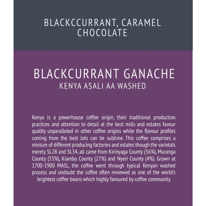 

ge01fgf Black Currant Ganache (Kenya Aa Top Asali) Ds20X11