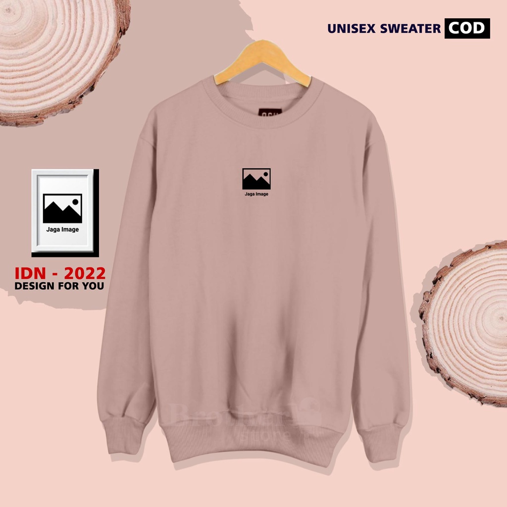 Brother Store - Sweater crewneck pria wanita - Jaga image