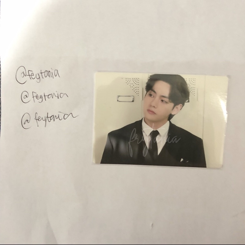 PHOTOCARD PC TAEHYUNG V OFFICIAL FROM BTS MERCH BOX 5 6 1 2 3 4 ALBUM DVD FULLSET UNSEALED MPC JUNGK