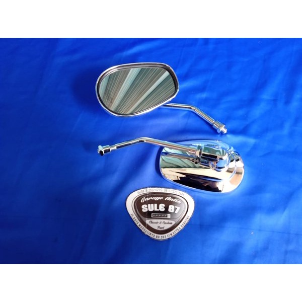 spion oval crome honda cb 100 cb 125 honda dream honda cb 200 cb 175twin honda cb125twin universal a