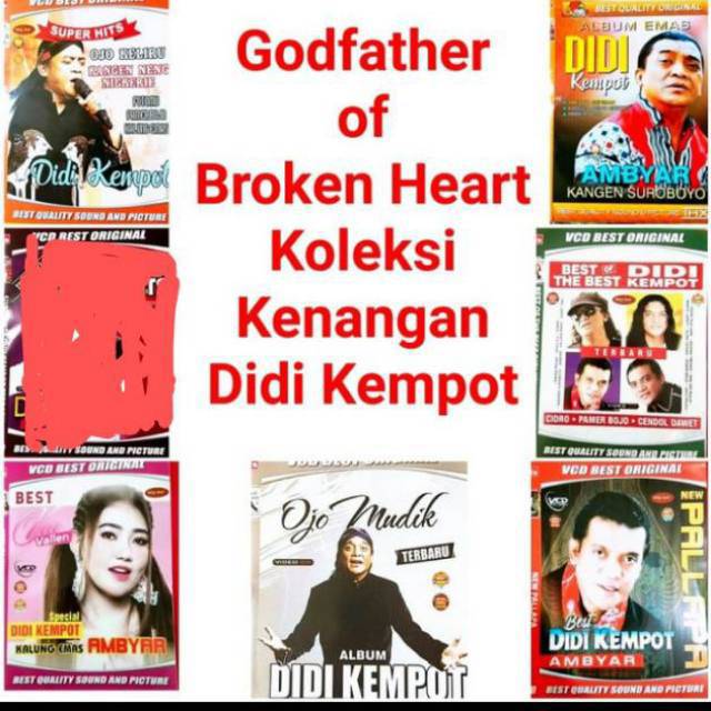 KASET VIDEO VCD  LAGU DIDI KEMPOT