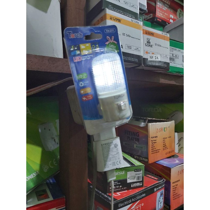 Lampu tidur LED 1W.