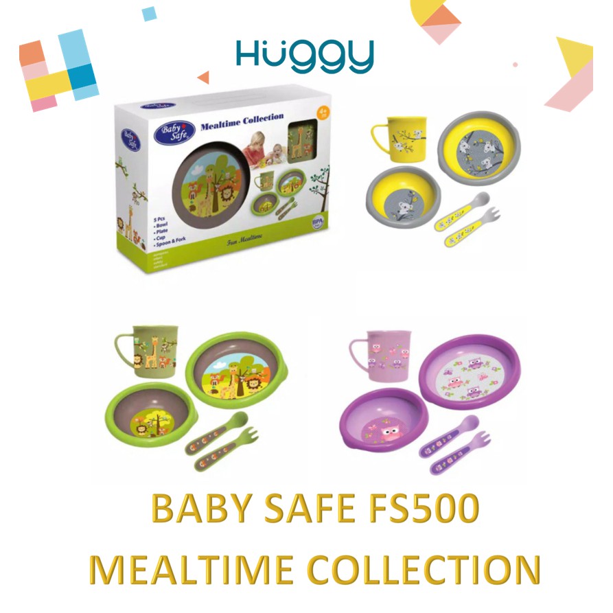 Baby Safe FS500 Mealtime Collection Set Alat Makan Bayi