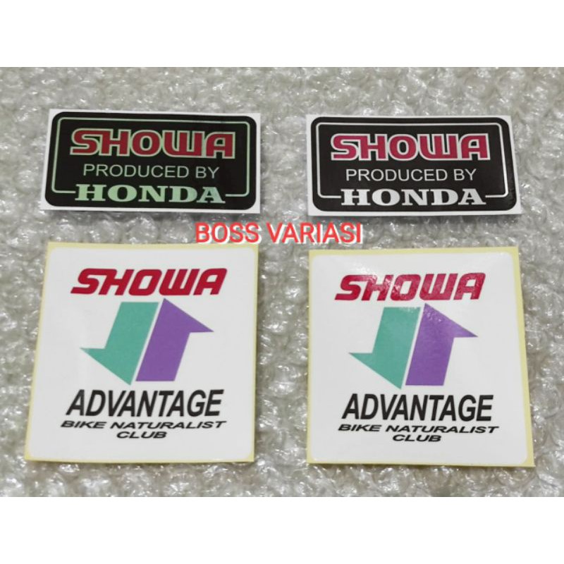 Stiker Showa Honda Showa Advantage