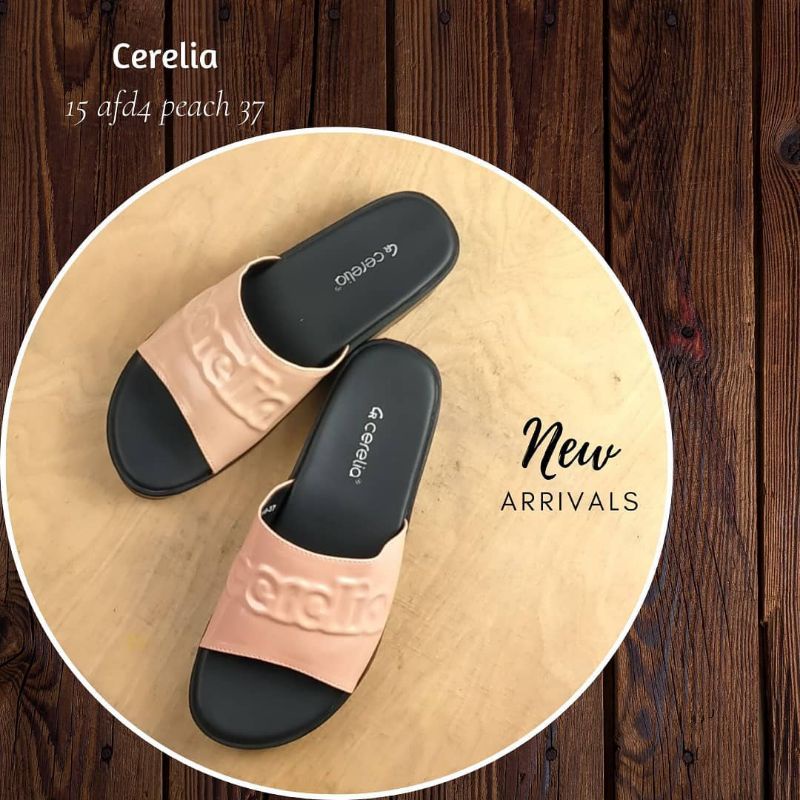 Sandal Wanita Cerelia Afd4.097 Peach