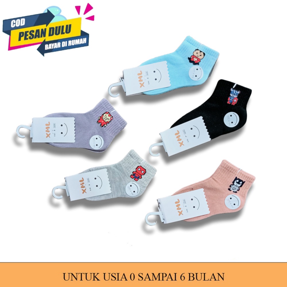 Kaos Kaki Bayi Anak Lucu Karakter Kartun [0-6] BULAN