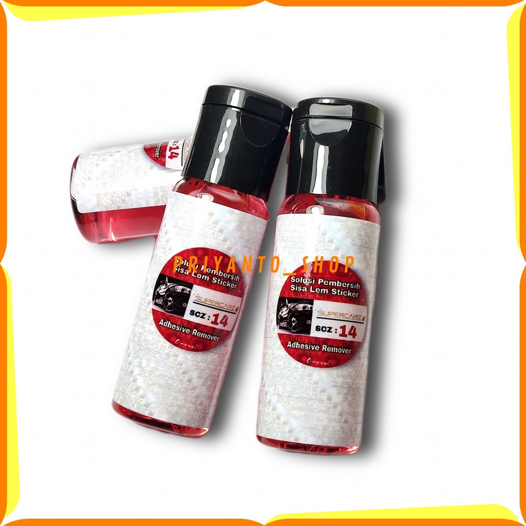 Supercarz Adhesive Remover Pembersih Bekas Stiker pada Kaca Body