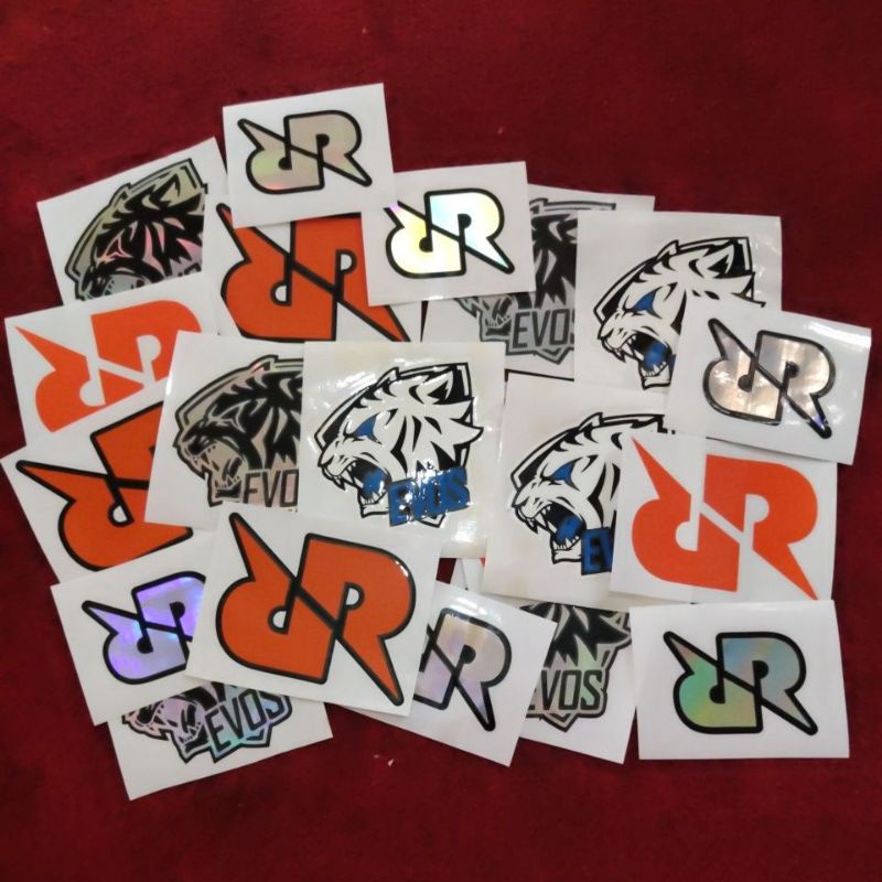 STIKER STICKER EVOS, RRQ