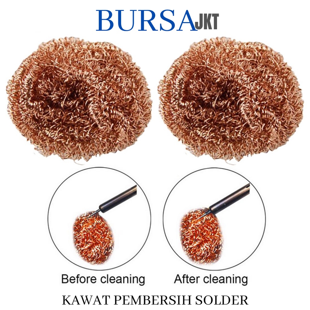 KAWAT TEMBAGA PEMBERSIH SOLDER IRON HEAD TIP