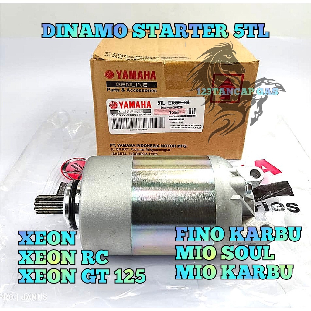 DINAMO STARTER YAMAHA 5TL KUALITAS ASLI ORIGINAL YAMAHA YGP DYNAMO STATER PRESISI YAMAHA MIO KARBU ,