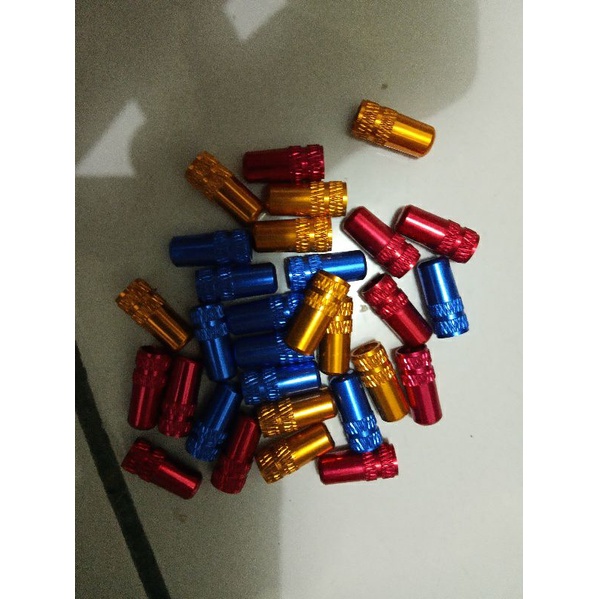 Tutup Pentil Presta Kecil Ban Sepeda Lipat MTB Road Bike aluminium CNC