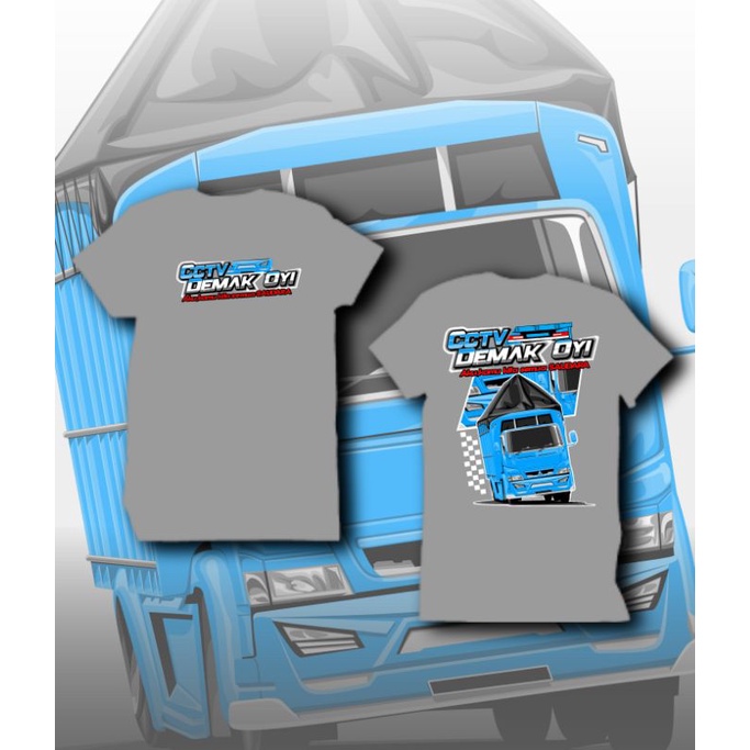 KAOS CCTV TRUCK DEMAK OYI || KAOS CCTV INDONESIA || KAOS TRUCK FREE STIKER