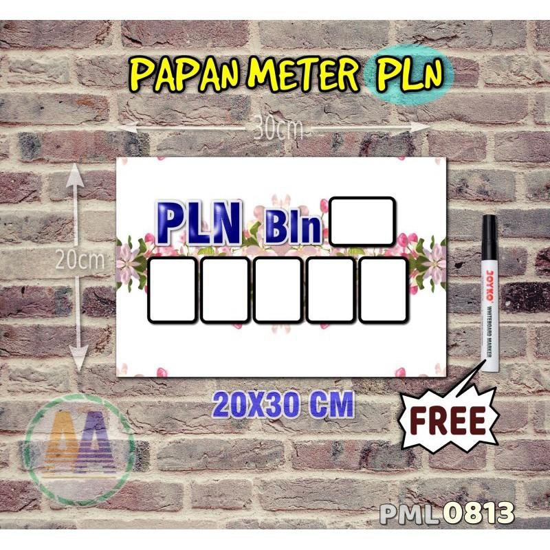 

Papan Meter Listrik PLN PAM motif Unik - Flower 13 - Toko2A