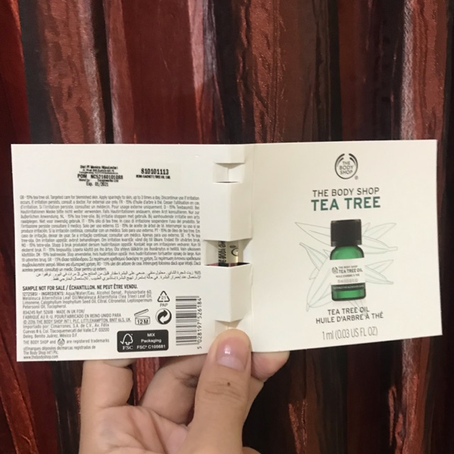 The Body Shop Tea Tree Oil 1ml