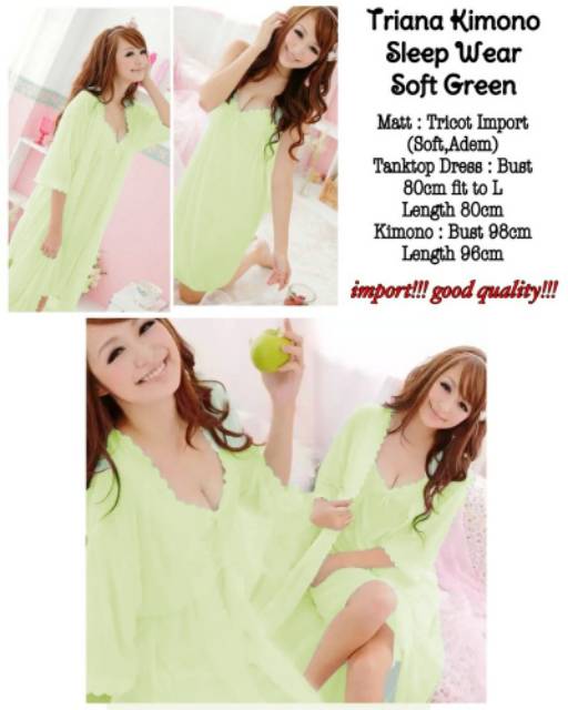 Triana Kimono sleep wear (tersedia 8 warna)