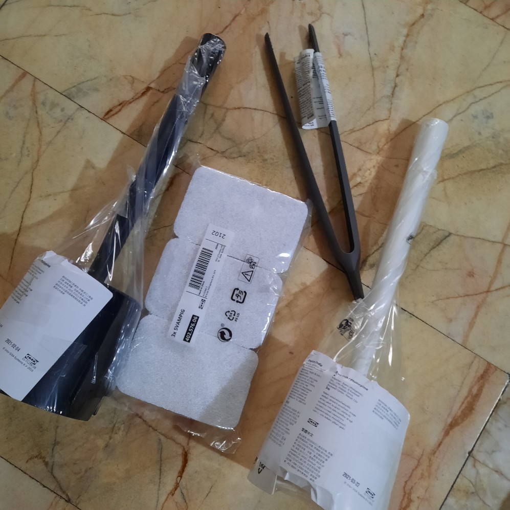 Spons Dapur Set 3 Pcs Peralatan Kebersihan Svmp