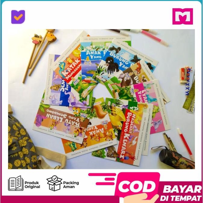 

[BISA COD] Seri Dunia Binatang Isi 10 Buku