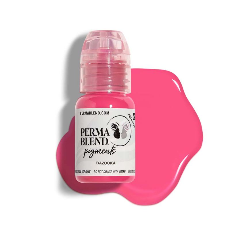 TINTA SULAM BIBIR ORIGINAL PERMABLEND MADE IN USA BAZOOKA 15 ML